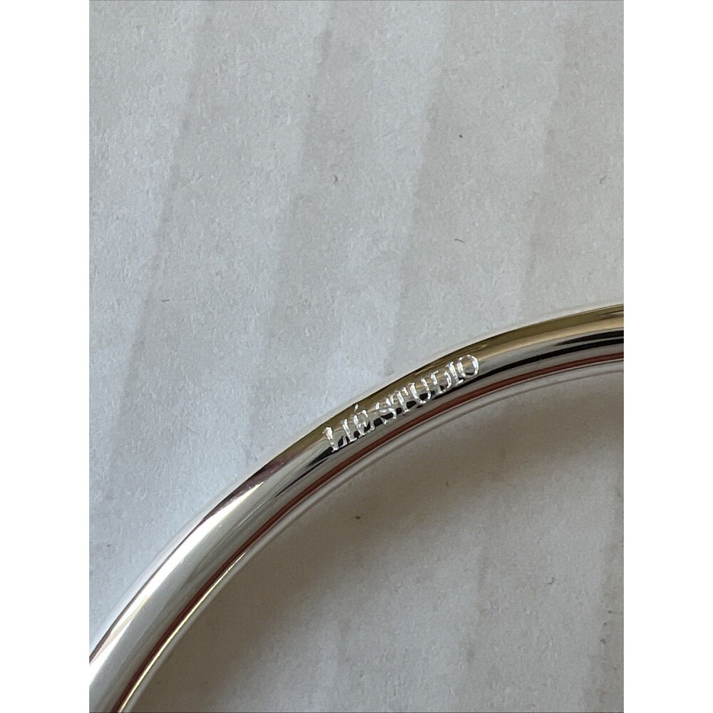 Lie Studio Olga Bracelet 925 Sterling Silver-Plated Brass NWT - Picture 9 of 13